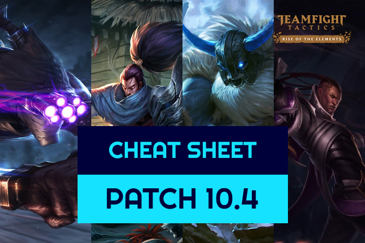 TFT : Cheat sheet des meilleures compos du patch 10.4
